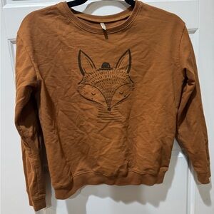 Rylee + Cru Tan Fox Graphic Sweatshirt and matching pants| Two piece set